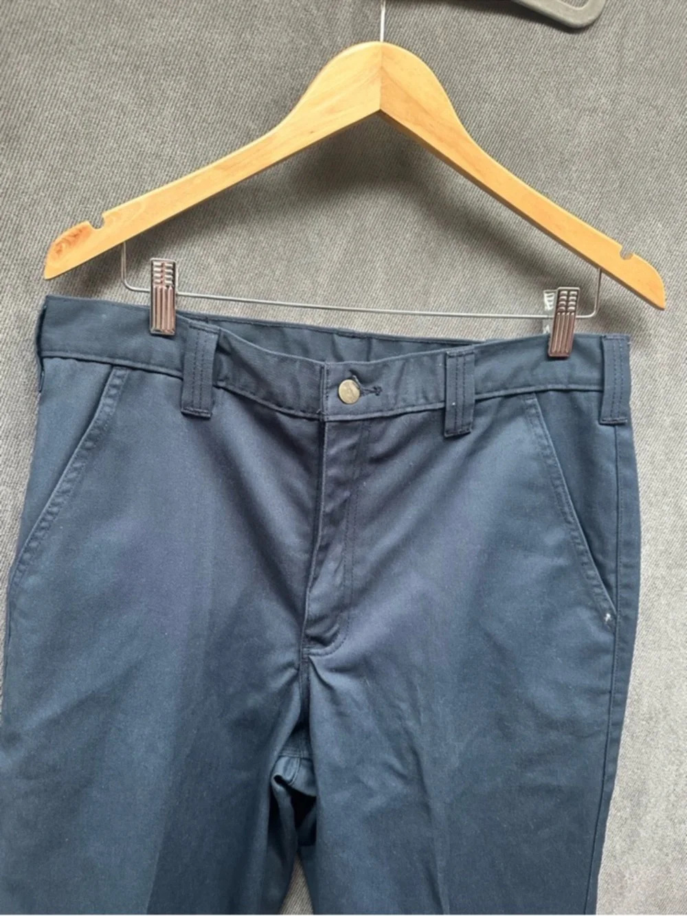 Carhartt twill work pants B290 navy blue 34x36